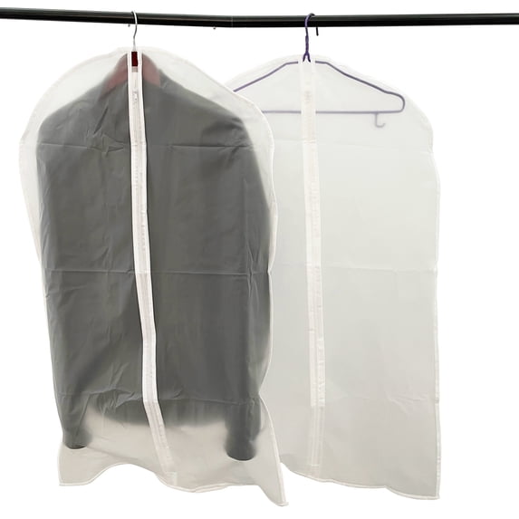5 Pcs Wardrobe Clothes Protection Dust Cover Clothes Store Hanging Bag