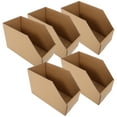 5 Pcs Warehouse Sorting Cartons Cardboard Storage Bins Boxes for Moving