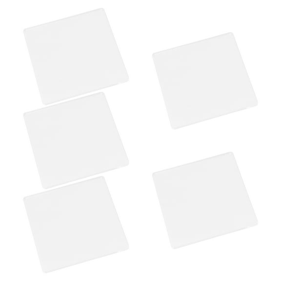 ifundom 5pcs Polymer Clay Tools Acrylic Transparent Board for Hobbyists Craft Making