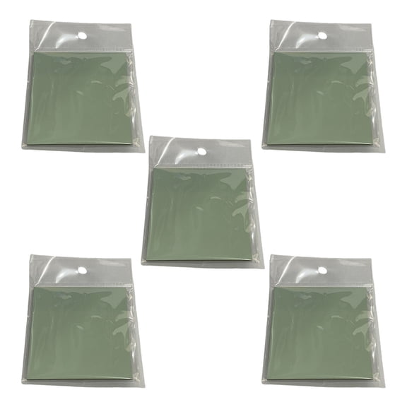 5 Pcs Waterproof Note Pad Clear Memos Pad Easy to Write Multifunctional Notepads Macaroon Color Sticking Note