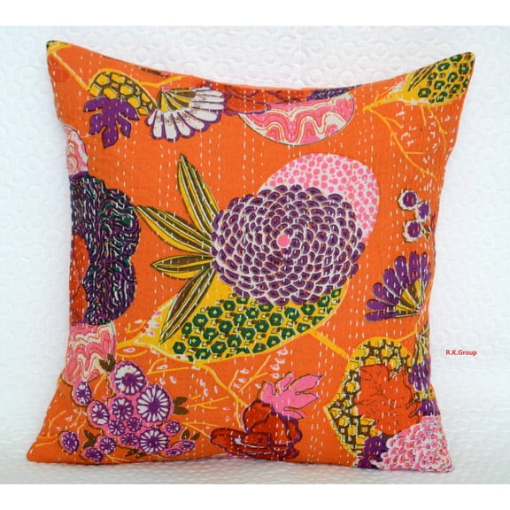 5 Pcs Wholesale Lot Cushion Cover Fruit Print 16 x 16 in Hippie Car Pillow Case