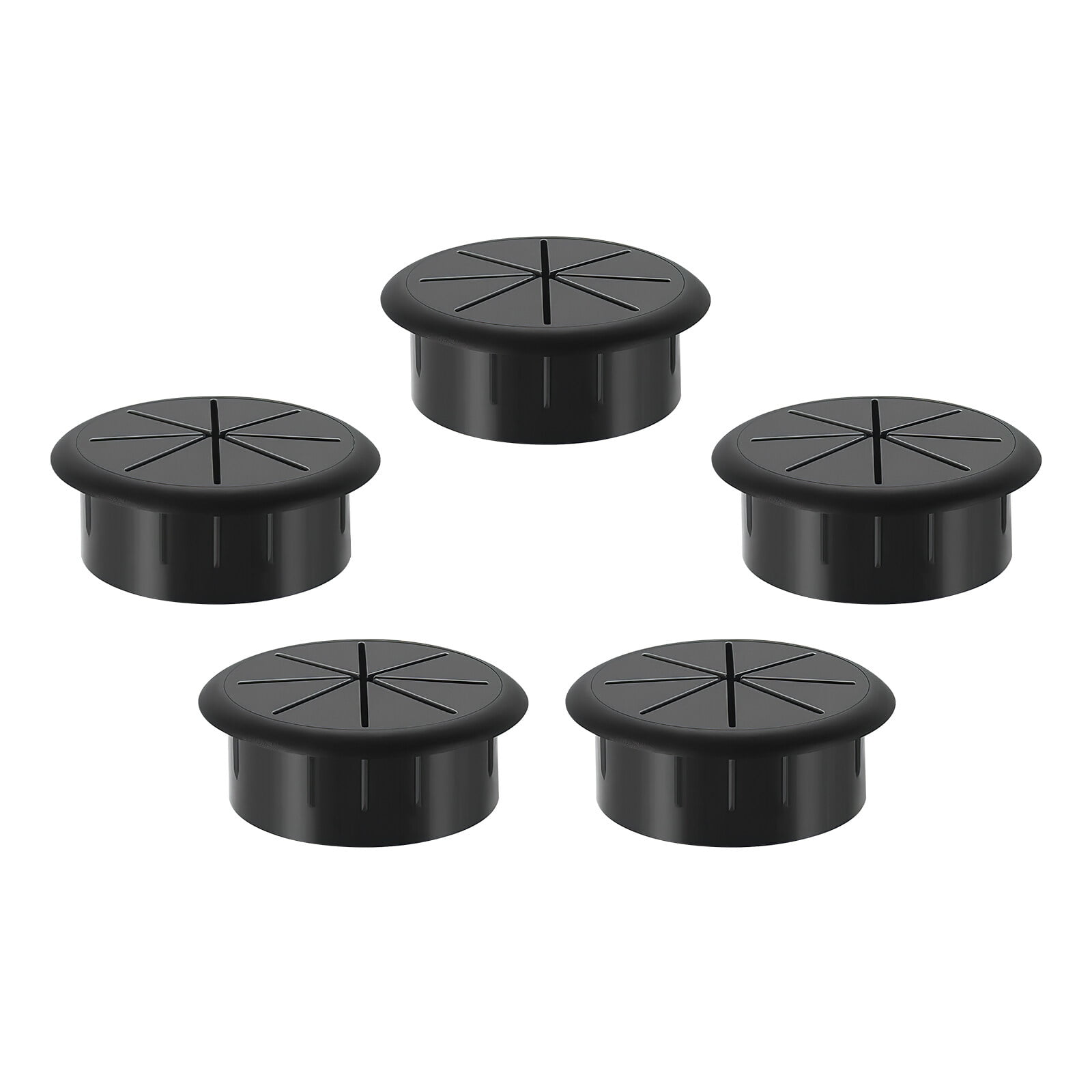5 Pcs Wire Hole Decorative Cover Office Desk Cord Grommet Wall Grommets