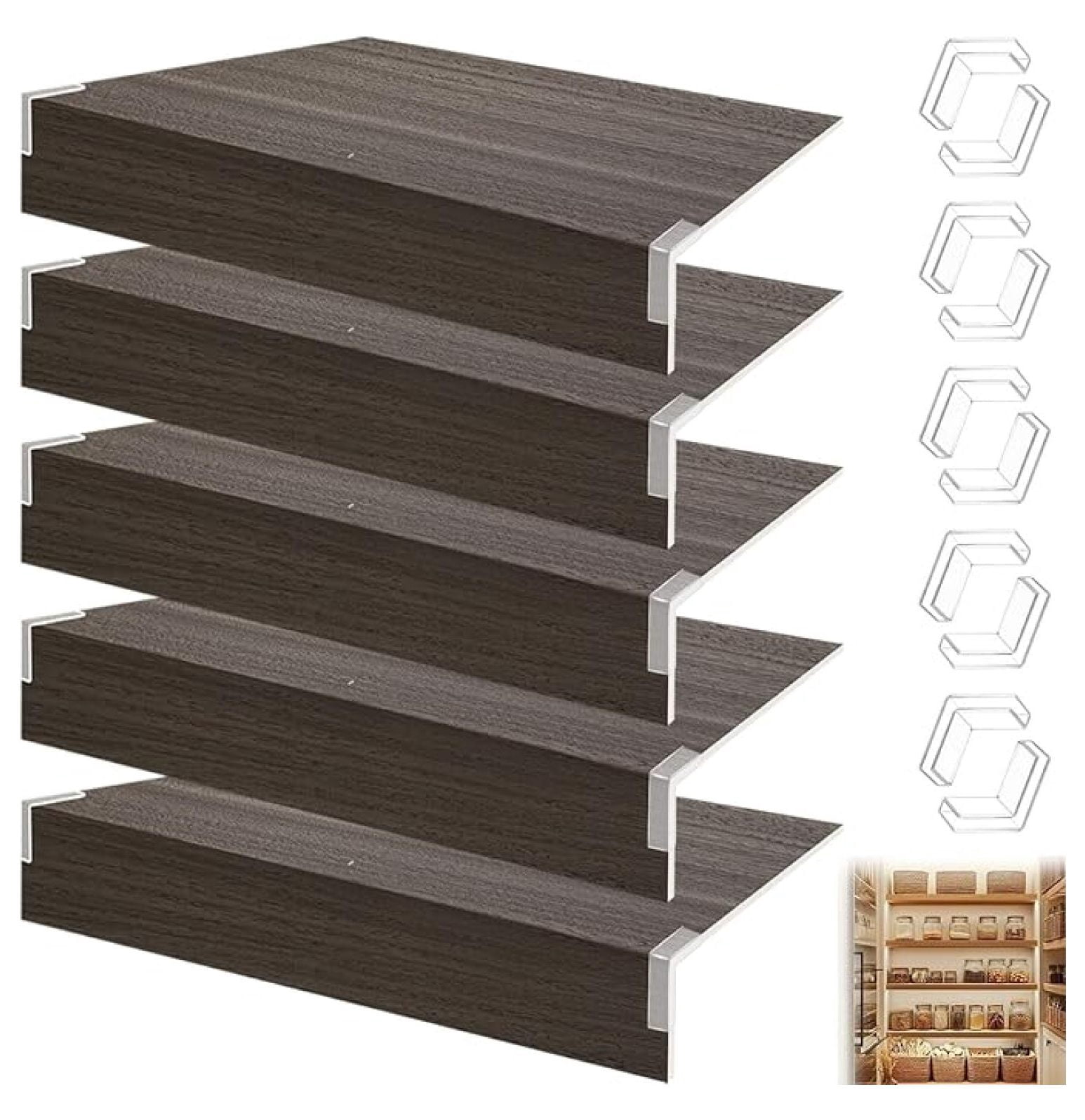 5 Pcs Wire Rack Covers 16x20x3in PVC Shelf Covers for Wire Shelving ...