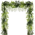 thumbnail image 1 of 5 Pcs Wisteria Garland Artificial Flower Arch Floral Garland Decor Fake Hanging Flowers for Wedding Arch, 1 of 5