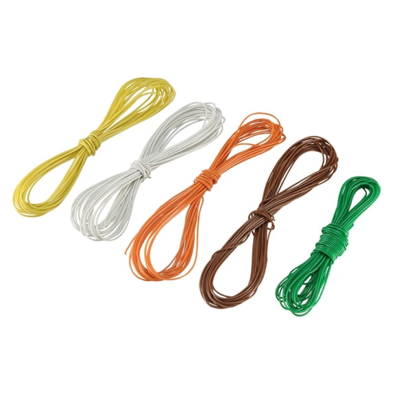 5 Pcs Wrapping Wire Tin Plated Copper Wire P/N DM-30-1000 30 AWG 3 Meters Length