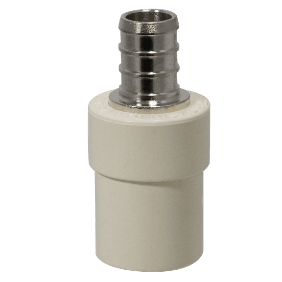 5 Pcs XFITTING 1/2" Inch Pex x 1/2" Inch Pex CPVC Transition Coupling, 3-3-1=5XX