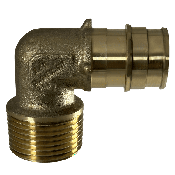 5 Pcs XFITTING Pex A 3/4 Inch x 3/4 Inch Male NPT Elbow, Pex A Male NPT Elbow, 201-2-6=5XX