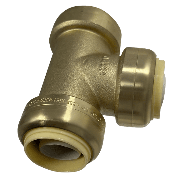 5 Pcs XFITTING Push Fit 1 Inch x 1 Inch x 1 Inch Push Fit Tee,
