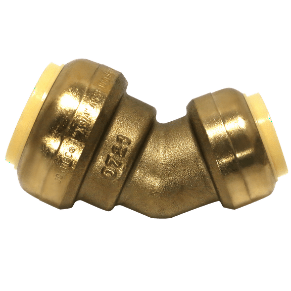 5 Pcs XFITTING Push Fit 3/4 Inch x 1 Inch Push Fit 45 Degree Elbow, 30-6-4=5XX