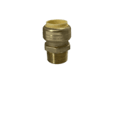 XFITTING 27-2-6-5XX Brass 3/4 inch Male Adapter Pipe Fittings, 5 Piece Pack
