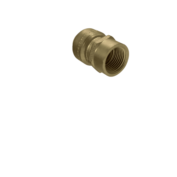 5 Pcs XFITTING Push Fit 3/8 Inch x 3/8 Inch Female Adapter, Push Fit Female Adapter, 27-5-5=5XX