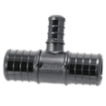 thumbnail image 1 of 5 Pcs XFITTNG Poly Pex B Barb Crimp 1 Inch X 1 Inch X 1/2 Inch Pex B Tee, Poly Alloy, 1 of 4