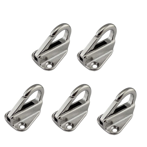 5 Pcs/lot Fender Hook Snap Stainless Steel 316 Spring Locked Fending Hook Attach Rope Boat Sail Tug Ship Boat Marine Hardware