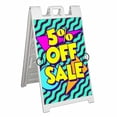 thumbnail image 1 of 5 Percent Off Sale (24" X 36") Deluxe A-Frame Signicade, Includes 2 Removable Panels & Stand, 1 of 4