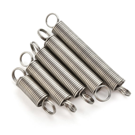 5 Piece 304 stainless steel tension spring 0.8mm x 6mm x 25mm