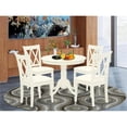 thumbnail image 1 of 5 Piece Antique Dining Set - Linen White, 1 of 1