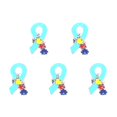 thumbnail image 1 of 5-Piece Autism Awareness Lapel Pin Set - Colorful Puzzle Piece Brooches for Clothing, Shirts & Jackets - Show Support for Autism Acceptance & Inclusion, 1 of 7