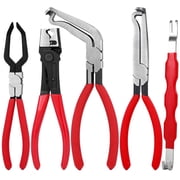 5-Piece Automotive Electrical Connector Removal Tool Set, Fuel Line Disconnect Pliers for MAF Sensor, Ignition Coil & Terminal Release, Ergonomic Grip, Fits Cars, Trucks & SUVs