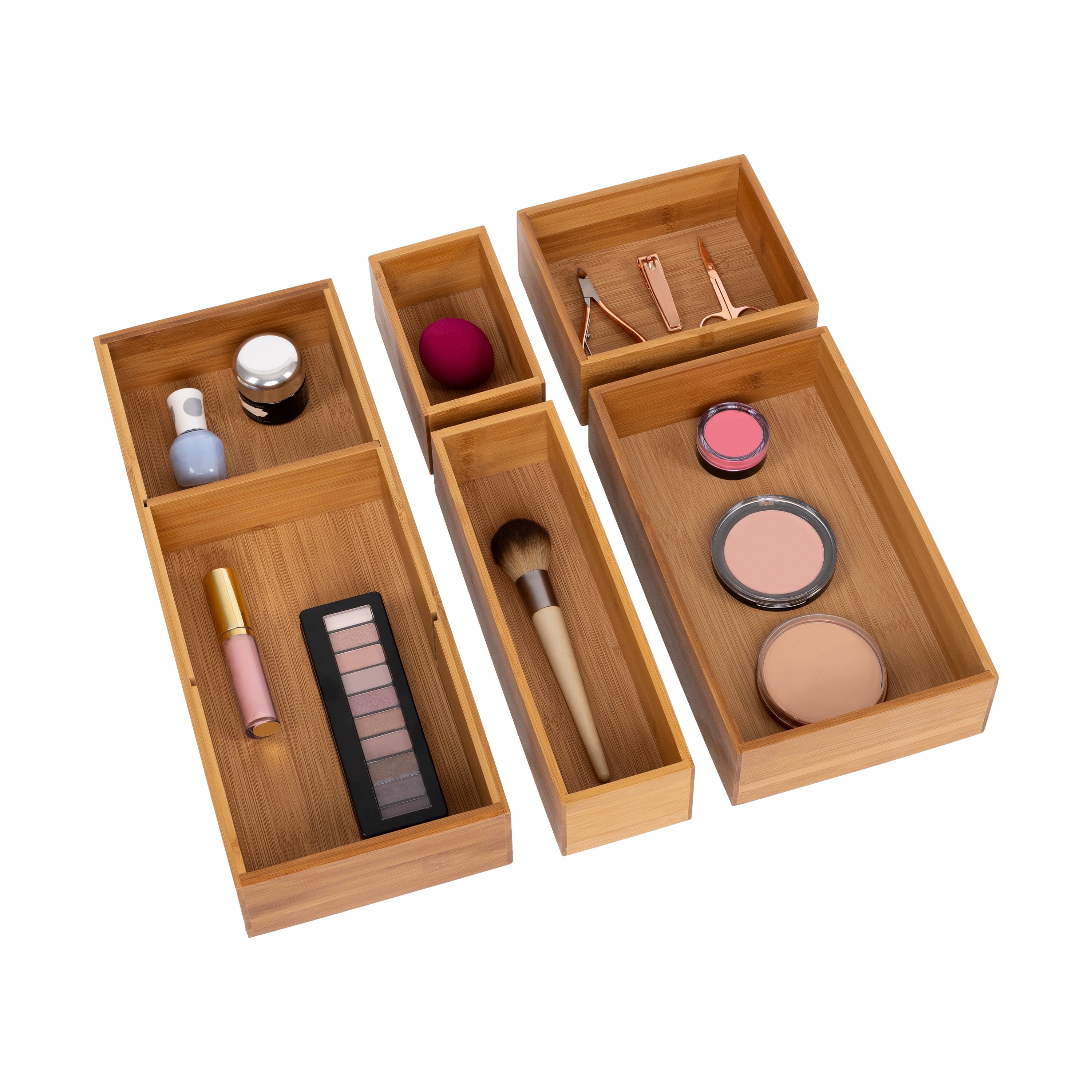 Seville Classics Bamboo Premium Organizer Storage Bins for Seville Classics Bamboo Premium Organizer Storage Bins for