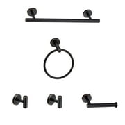5-Piece Bath Hardware Set 16 in. with Mounting Hardware in Oil Rubbed Bronze