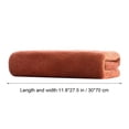 thumbnail image 1 of 5 Piece Towel Set, Pure Cotton Soft Fast Dry Lightweight Absorbent, for Shower, Spa, Gym, Pool, Hotel & Daily Use, 11.81x23.62in, Rust, 1 of 6