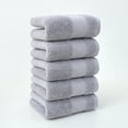 thumbnail image 1 of 5-Piece Bath Towel Set Soft Absorbent 100% Towels 27.9x13.77 Inches Dark Gray,Gray,Green Spa & Bathroom, 1 of 6