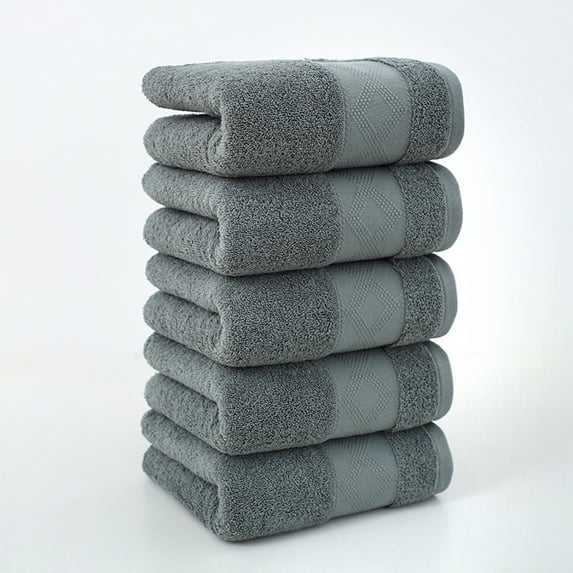5-Piece Bath Towel Set, Thick Soft Absorbent Towels for Bathroom, Face, and Body, Quick-Drying and Durable, Includes 5 Towels for Home and Spa Use