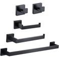 5Piece Bathroom Hardware Accessories Set, Include 24 Inch Towel Bar