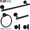 thumbnail image 1 of 5-Piece Bathroom Hardware Set Stainless Steel Toilet Paper Holder Towel Bar, 1 of 12
