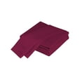 thumbnail image 1 of 5 Piece Bedding Sheet Set Split King Size, Luxurious Viscose from Bamboo Bed Sheets with Pillow Cases, Fitted Sheet & Flat Sheet, OEKO-TEX Certified Bed Set for King Size Bed, Burgundy, 1 of 6
