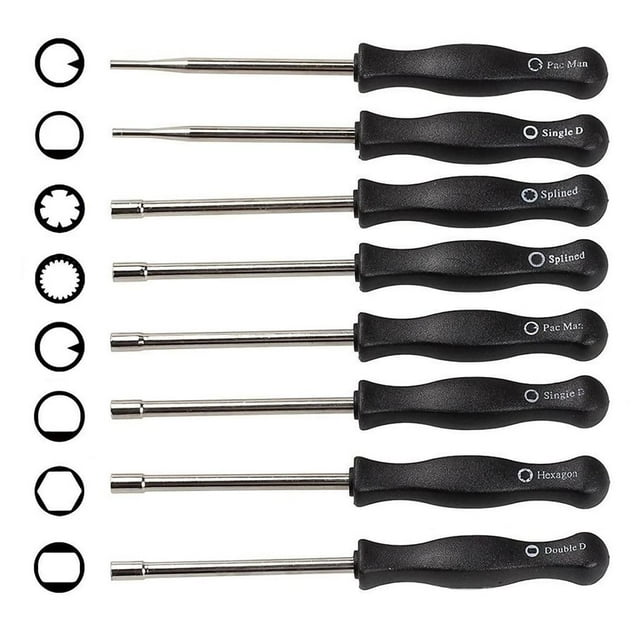 5Piece Chainsaw Carburetor Adjustment Tool Set, Screwdriver Kit for