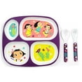thumbnail image 1 of 5 Piece Childrens Melamine Doll Girl Dinnerware Gift Set, 1 of 1