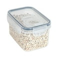 thumbnail image 1 of 1 PCS Clear Plastic Airtight Food Storage Containers Set Kitchen Canisters with Locking Lids Stackable for Flour,,Rice & Dry Goods Proof & Space Saving, 1 of 6