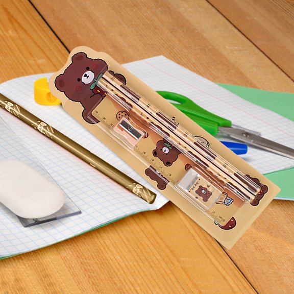 5-Piece Cute Stationery Set - Elementary Supplies, Prizes, Learning Kit