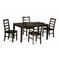 thumbnail image 1 of 5 Piece Dining Room Table Set-Glass Top Dining Table and 4 Dining Room Chairs, 1 of 1