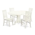 thumbnail image 1 of 5 Piece Dining Set, Linen White, 1 of 1