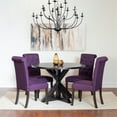 thumbnail image 1 of 5-Piece Dining Set for 4 Person, Cross-Buck Dining Table with 4 Stylish Armless Chairs, Modern Furniture Dining Table Set for Living Room Dining Room, 1 of 7