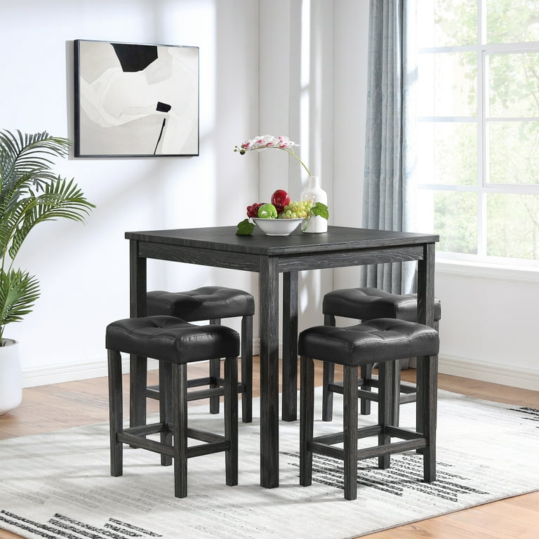 Bar height square table and chairs sale