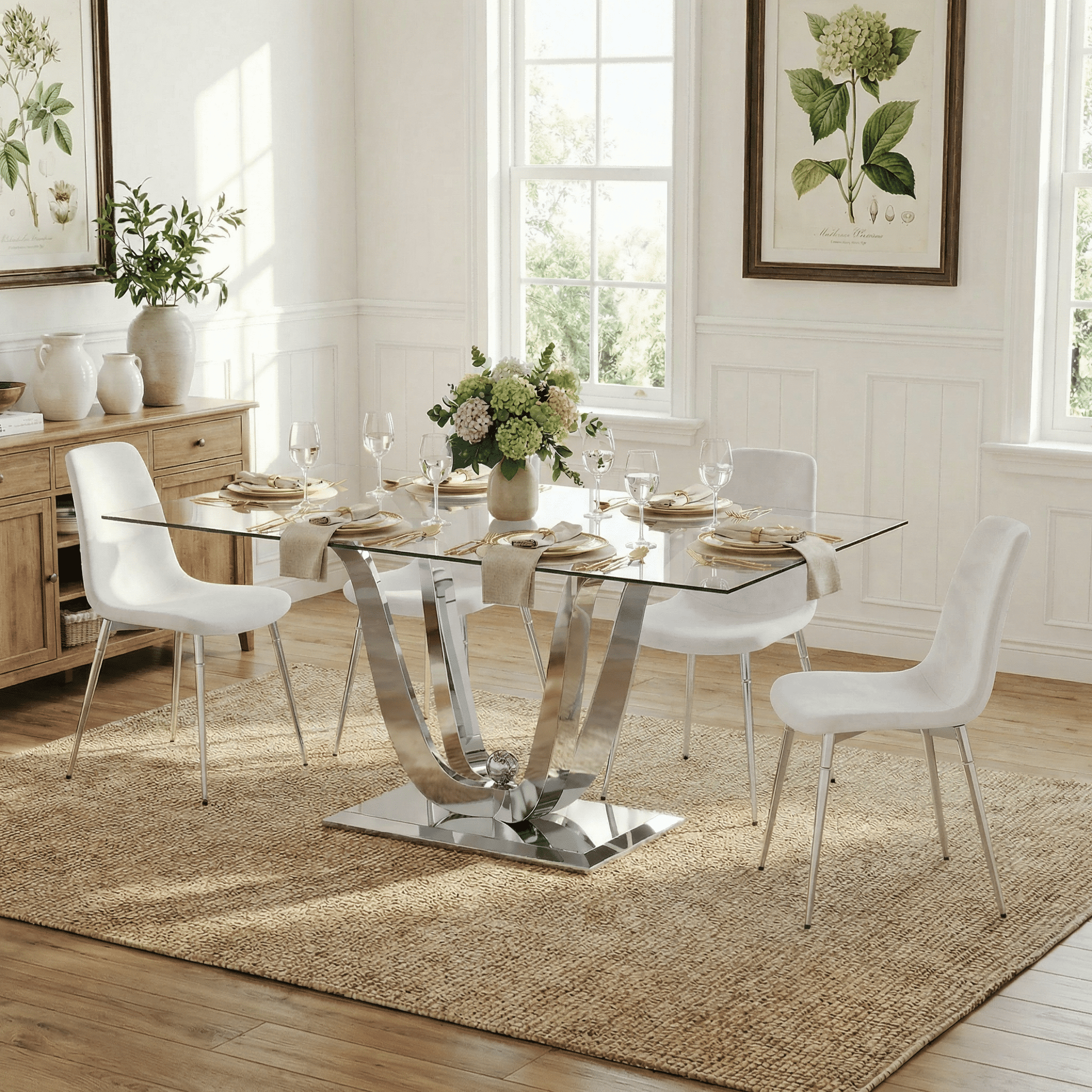 5-Piece Dining Table Set, 70