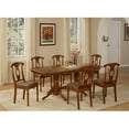 thumbnail image 1 of 5 Piece Dining Table Set For 4-Oval Table With Leaf and 4 Kitchen Dining Chairs, 1 of 1