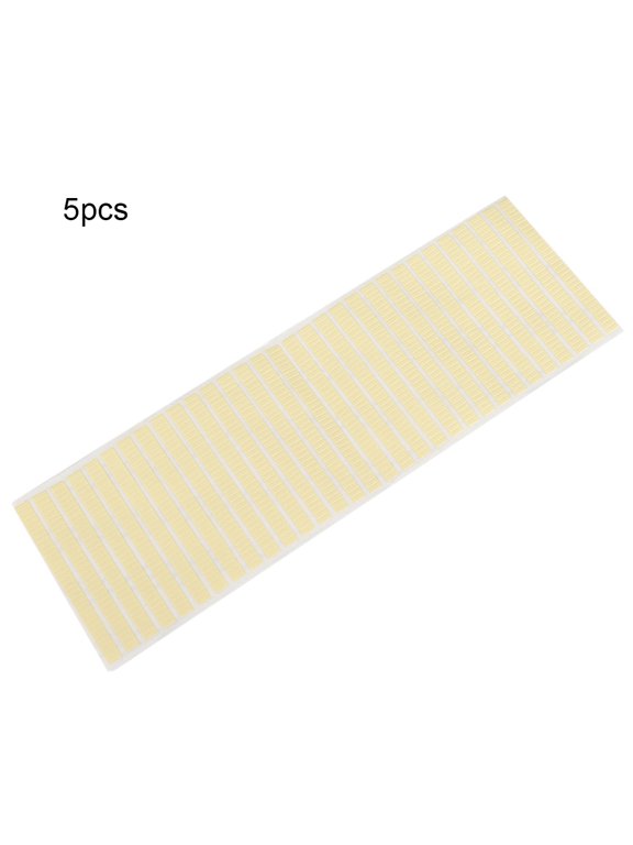 5-Piece Double-Sided Watch Dial Adhesive Pads Tape for Movement Repair, Watchmaker Sticking Spots Tool (2x5mm, 0.07x0.19 inches)