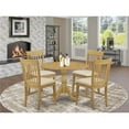 thumbnail image 1 of 5 Piece Dublin Dining Room Table Set - Oak, 1 of 1