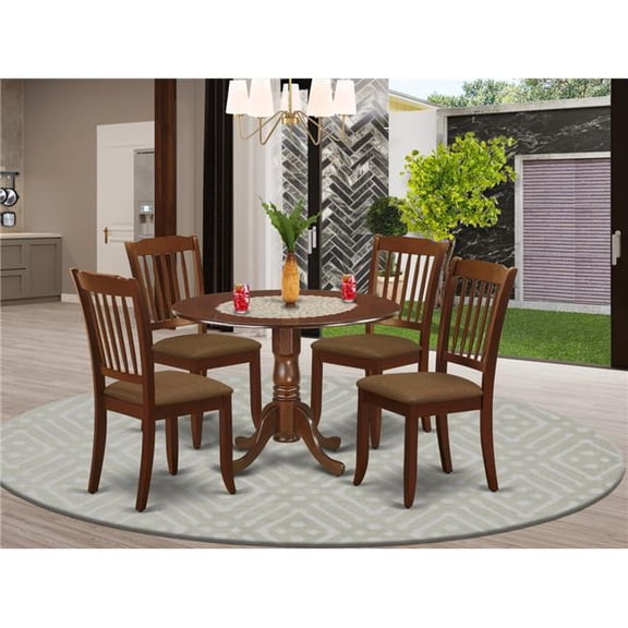 5 Piece Dublin Dining Set - Mahogany