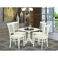 thumbnail image 1 of 5 Piece Dublin Dining Table Set - Linen White, 1 of 1