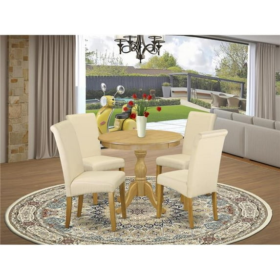 5 Piece Dublin Kitchen Table Set - Oak