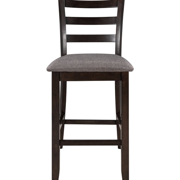 5-Piece Espresso Dining Ensemble | Ideal for Dining Room or Home Kitchen | Made of High-Quality Rubber Wood | Provides Comfortable Seating with Style