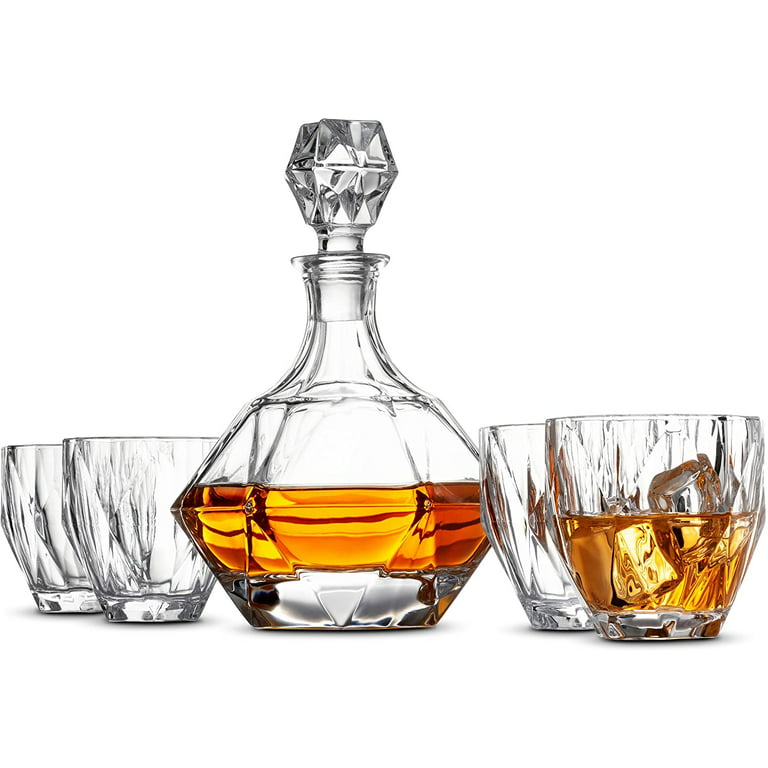 https://i5.walmartimages.com/seo/5-Piece-European-Style-Whiskey-Decanter-Glass-Set-With-Magnetic-Gift-Box-Exquisite-Diamond-Design-Liquor-4-Glasses-Perfect-Scotch-Alcohol-Bourbon_47669630-35dd-4839-8abe-19ce495b0d22.165d1b221be607cb20f0e3ff02284992.jpeg?odnHeight=768&odnWidth=768&odnBg=FFFFFF