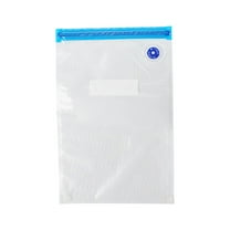 5-Piece Food Vacuum Bags Set for Food Preservation and Storage with Double Zipper Sealing System