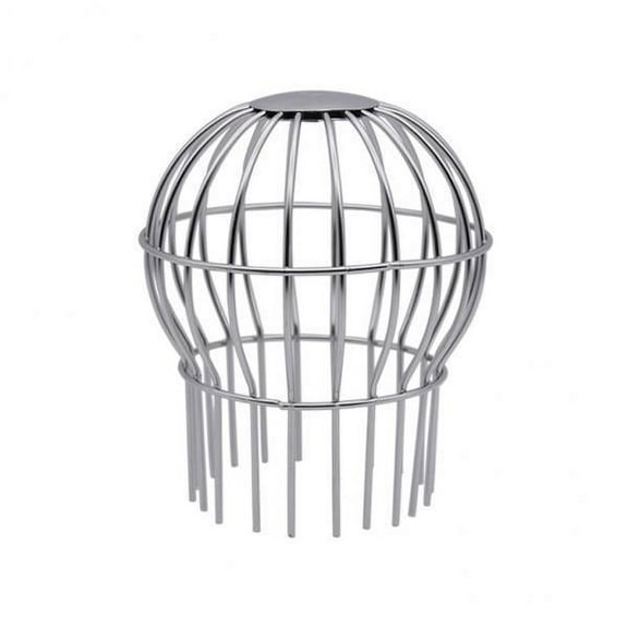 5 Piece Gutter Leaf Guard Strainer Drain Pipe Cover Downpipe Stops Blockage 96mm