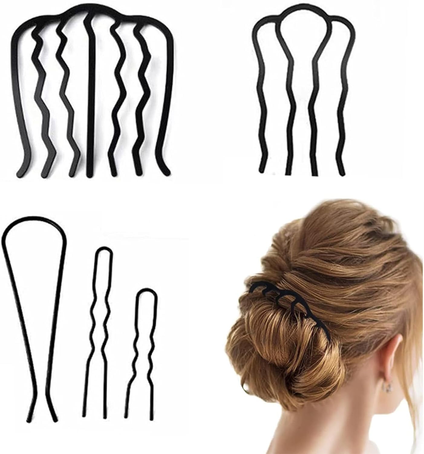 5 Piece Hair Comb Slides,Hair Accessories for Women,Hair Combs,Hair